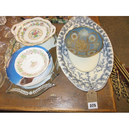 325 - QUANTITY OF ROYAL DOULTON COALPORT AND OTHER PLATES