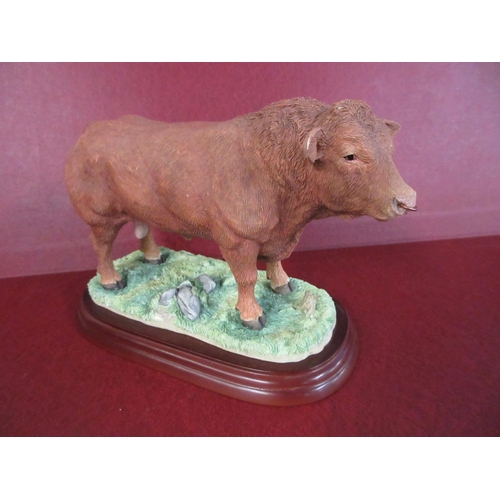 357 - BOXED BORDER FINE ARTS LIMOUSIN BULL SERIAL NUMBER A0739