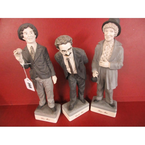 360 - THREE ALGORA MARX BROTHERS FIGURES