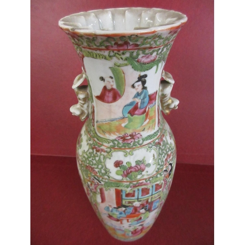 366 - CANTONESE PORCELAIN VASE