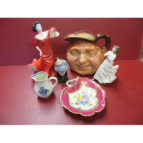 394 - QUANTITY OF DOULTON AND OTHER NAMED CERAMICS INCLUDING FAT BOY FIGURE