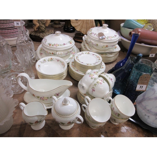 76 - QUANTITY OF WEDGWOOD MIRABELLE DINNERWARE