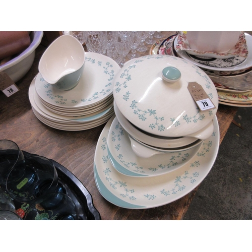 79 - QUANTITY OF DOULTON DINNERWARE