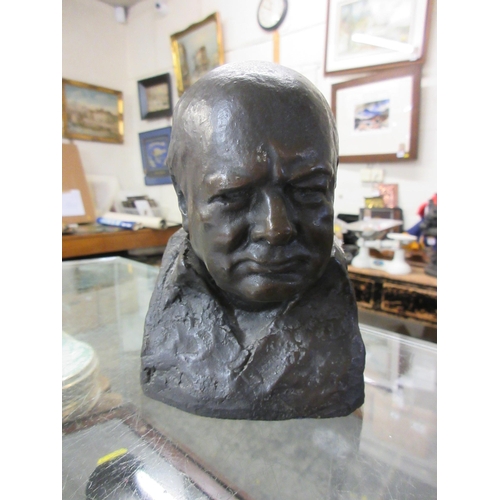 35 - BUST OF CHURCHILL