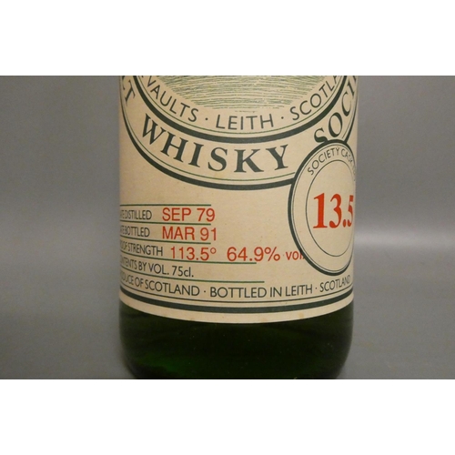 117 - One bottle The Scotch Malt Whisky Society SMWS cask no. 13.5 Dalmore Highland single malt Scotch whi... 