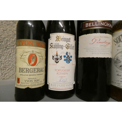 36 - Fourteen and one half bottles of mixed wine and liqueur, including two 1997 Renwick Estate chardonna... 