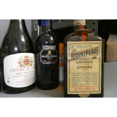 36 - Fourteen and one half bottles of mixed wine and liqueur, including two 1997 Renwick Estate chardonna... 