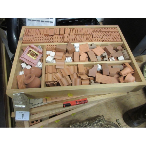 1 - THREE GERBITZ CERAMIC BUILDING BRICK SETS