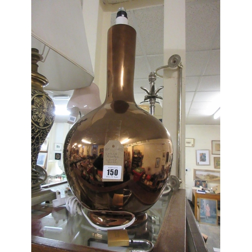 150 - LARGE GLOBE LAMP BASE