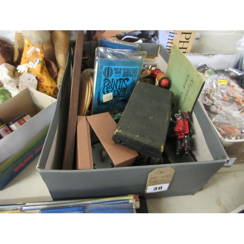 30 - BOX OF COLLECTABLES