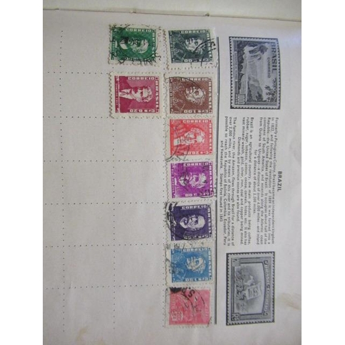 531 - TWO ALBUMS OF STAMPS AND LOOSE STAMPS INCLUDING PENNY REDS