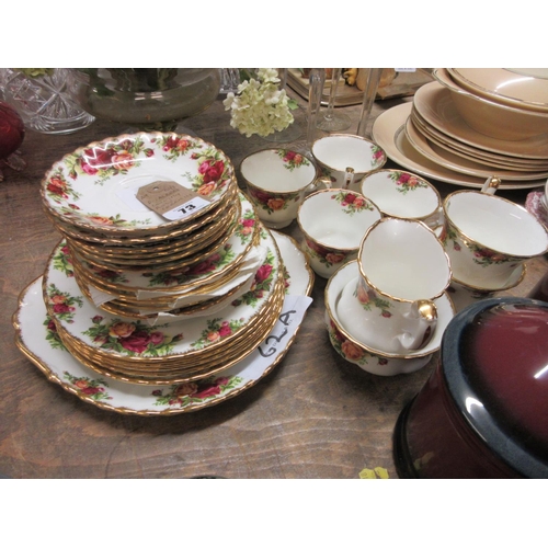 73 - QUANTITY OF ROYAL ALBERT OLD COUNTRY ROSES CERAMICS