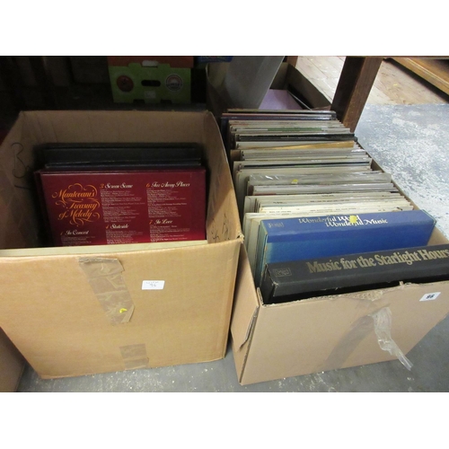 96 - TWO BOXES OF LP RECORDS