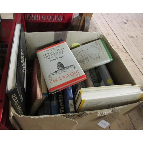 143A - BOX OF BOOKS ON THE DALES AND LAKES