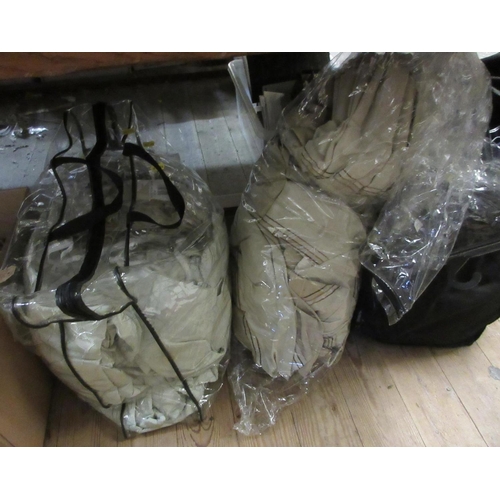 149A - THREE BAGS OF CURTAINS ETC