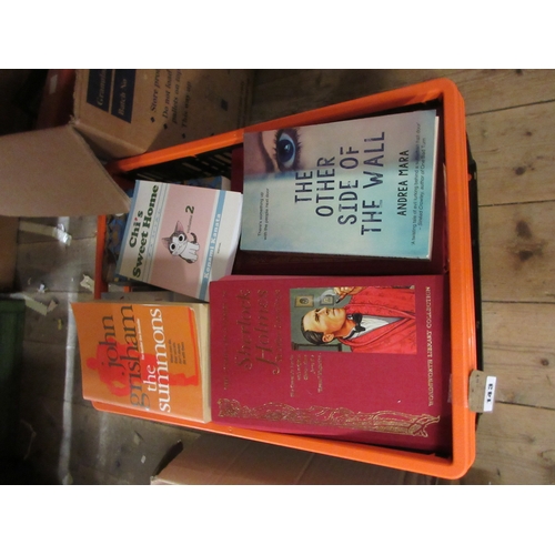 143 - BOX OF BOOKS INCLUDING SHERLOCK HOLMES