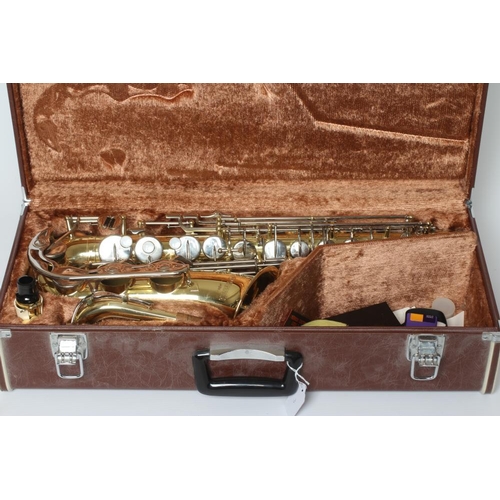 419 - A YAMAHA YAS 23 ALTO SAXOPHONE, serial number 005224, with Lawton 5 Star B metal mouthpiece, cased (... 