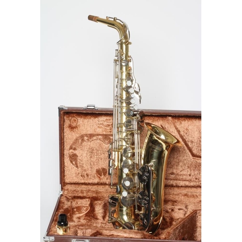 419 - A YAMAHA YAS 23 ALTO SAXOPHONE, serial number 005224, with Lawton 5 Star B metal mouthpiece, cased (... 