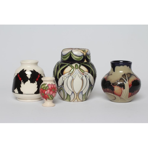 65 - A MOORCROFT POTTERY CANINE COMPANION SMALL VASE, 2019, by Nicola Slaney, 3