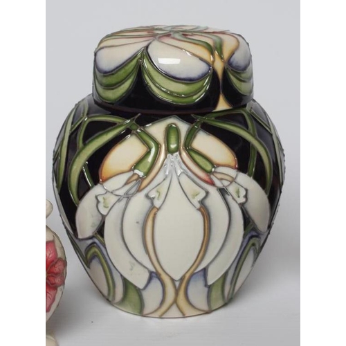 65 - A MOORCROFT POTTERY CANINE COMPANION SMALL VASE, 2019, by Nicola Slaney, 3