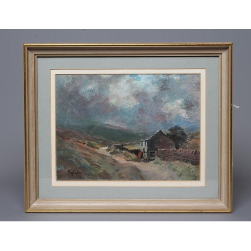 465 - JOSEPH PIGHILLS (1902-1984) Far Intake, Haworth Moor, signed lower left and dated '79, oil on board,... 