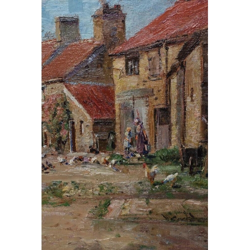 489 - HERBERT F ROYLE (1870-1958) Lower Dean Farm, Nesfield, signed lower right, oil on canvas, 20