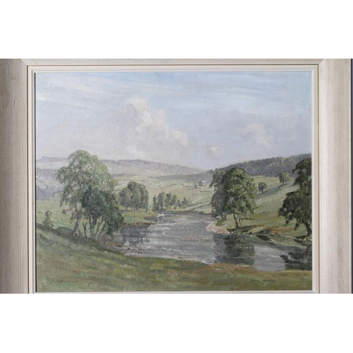 494 - CLAUDE HORSFALL (1907-2003) Raisgill and Deepdale, Grey Day near Appletreewick, a pair, oils on arti... 