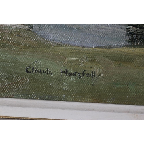 494 - CLAUDE HORSFALL (1907-2003) Raisgill and Deepdale, Grey Day near Appletreewick, a pair, oils on arti... 