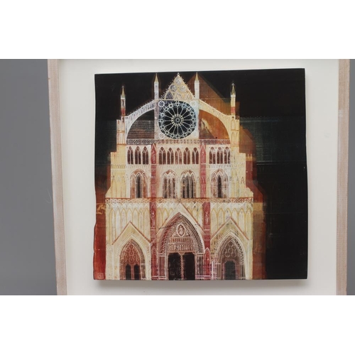 508 - ED KLUZ (b.1980) York Minster, signed with monogram lower left, oil on plaster panel, 18