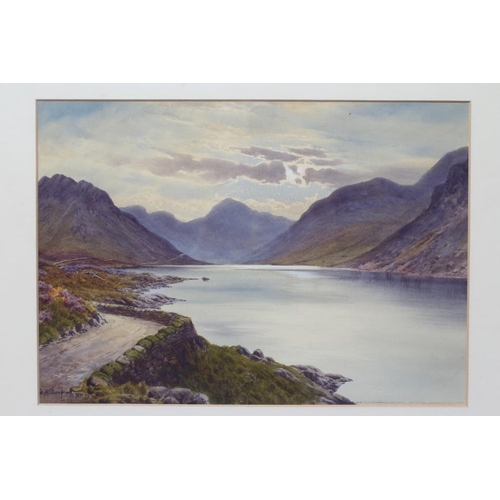 558 - EDWARD H THOMPSON (1879-1949) View of Wast Water, signed lower left and dated 1931, watercolour, 9 1... 