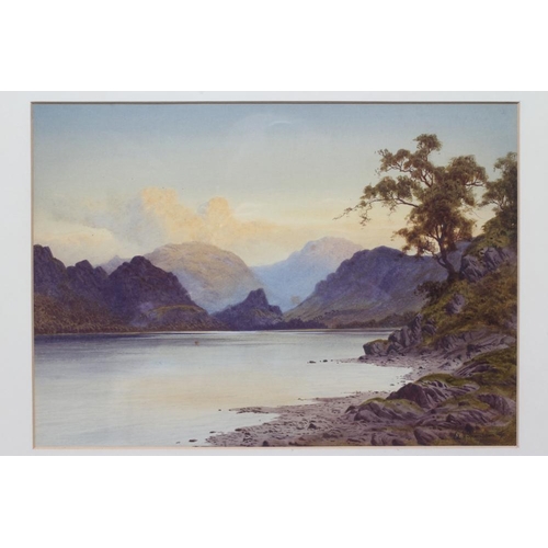 559 - EDWARD H THOMPSON (1879-1949) Derwentwater and Borrowdale, signed lower right, dated 1931, watercolo... 