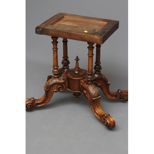 695 - A VICTORIAN WALNUT LOO TABLE, third quarter 19th century, the oval burr quarter veneered tilt top wi... 