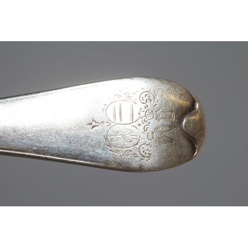 145 - TWO DANISH SILVER MARRIAGE SPOONS, one by Christopher Fabritius, Copenhagen 1753 (February/March), t... 