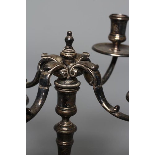 148 - A GEORGE I STYLE SILVER CANDLESTICK by C J Vander, London 1969, the single stick of tapering cylindr... 