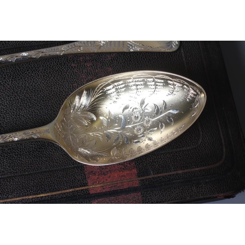 158 - A PAIR OF EARLY VICTORIAN SILVER OLD ENGLISH PATTERN TABLE SPOONS by John James Whiting, later brigh... 