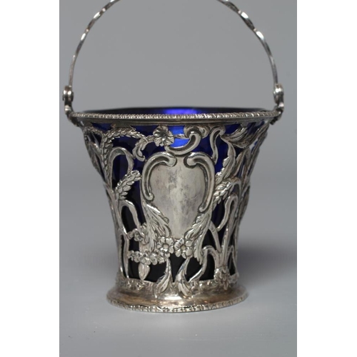 177 - A GEORGE III SILVER CREAM PAIL, maker's mark RM (Richard Meach?) struck three times, no other marks,... 