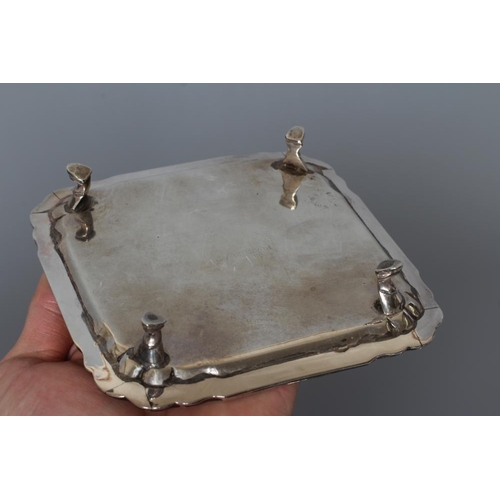 191 - A COLLECTION OF INDIAN COLONIAL SILVER comprising an oblong cigarette box engraved with a presentati... 