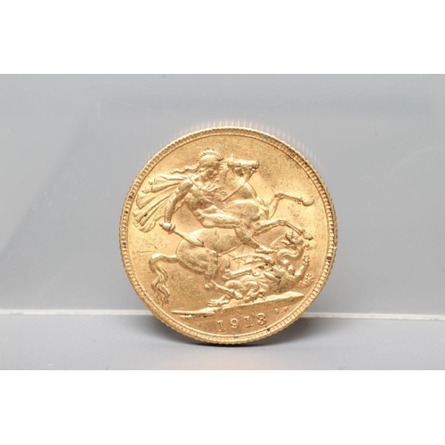 247 - A GEORGE V SOVEREIGN, 1913, 8g (Est. plus 20% premium)