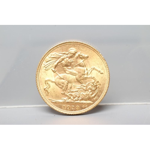 248 - A GEORGE V SOVEREIGN, 1913, 8g (Est. plus 20% premium)