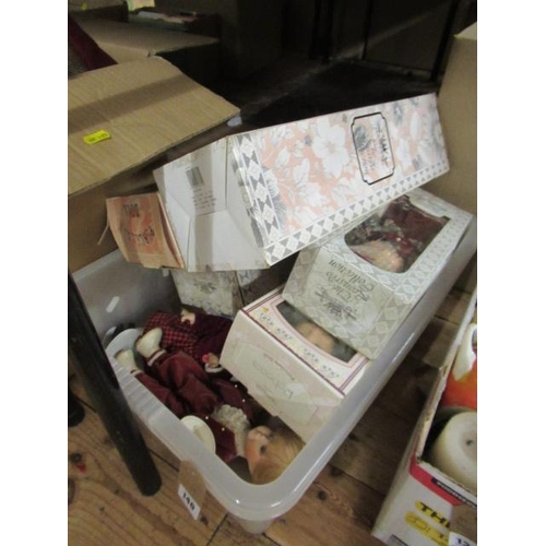 140 - BOX OF DOLLS