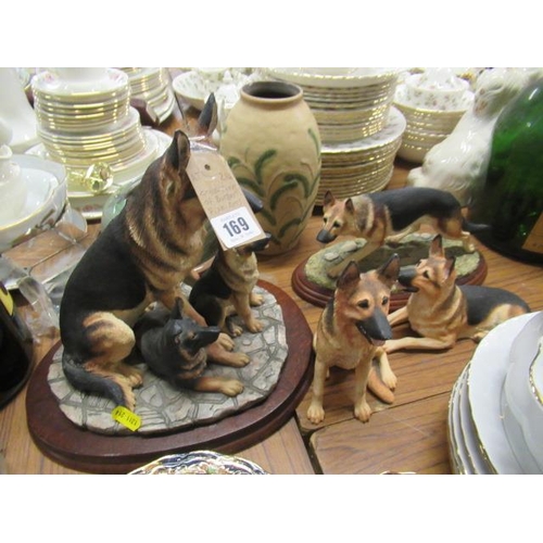 169 - COLLECTION OF BORDER FINE ARTS GERMAN SHEPHERD DOGS