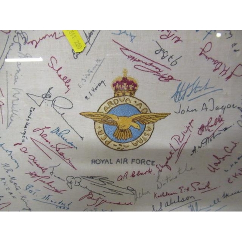 4 - RAF EMBROIDERED TRAY