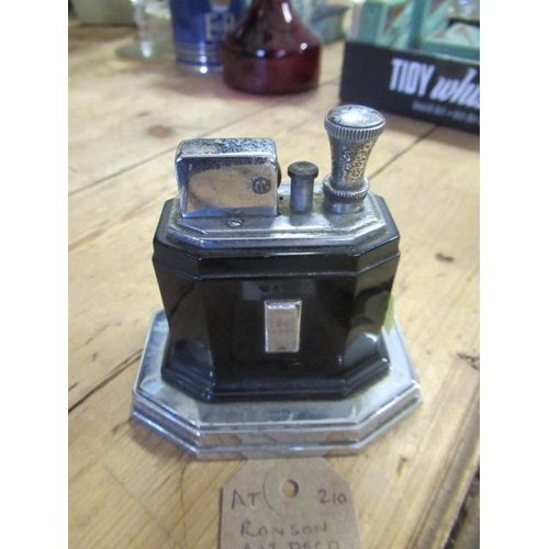 418 - RONSON ART DECO TABLE LIGHTER