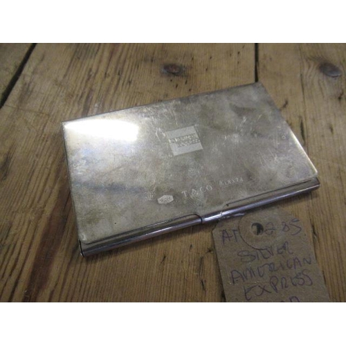 440 - SILVER AMERICAN EXPRESS CARD CASE