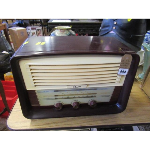 484 - VINTAGE MARCONI RADIO