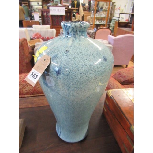 503 - TRICKLE GLAZE VASE