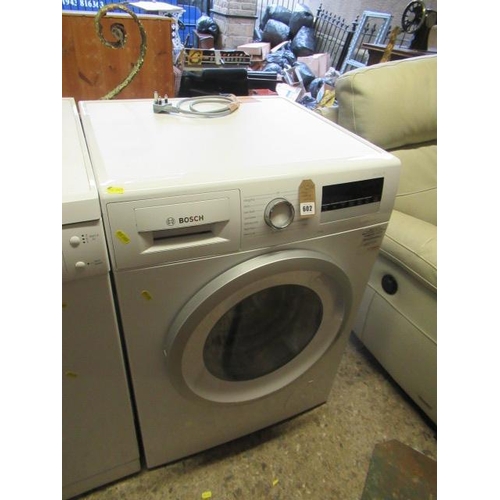 602 - BOSCH SERIES 4 ECO SILENCE DRIVE WASHING MACHINE