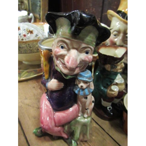 61 - QUANTITY OF TOBY AND CHARACTER JUGS INCLUDING MR PUNCH