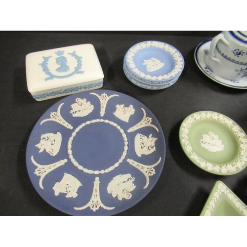 73 - QUANTITY OF WEDGWOOD JASPERWARE ETC