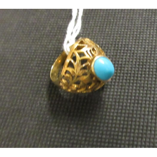 28 - TURQUOISE RING 7.4g